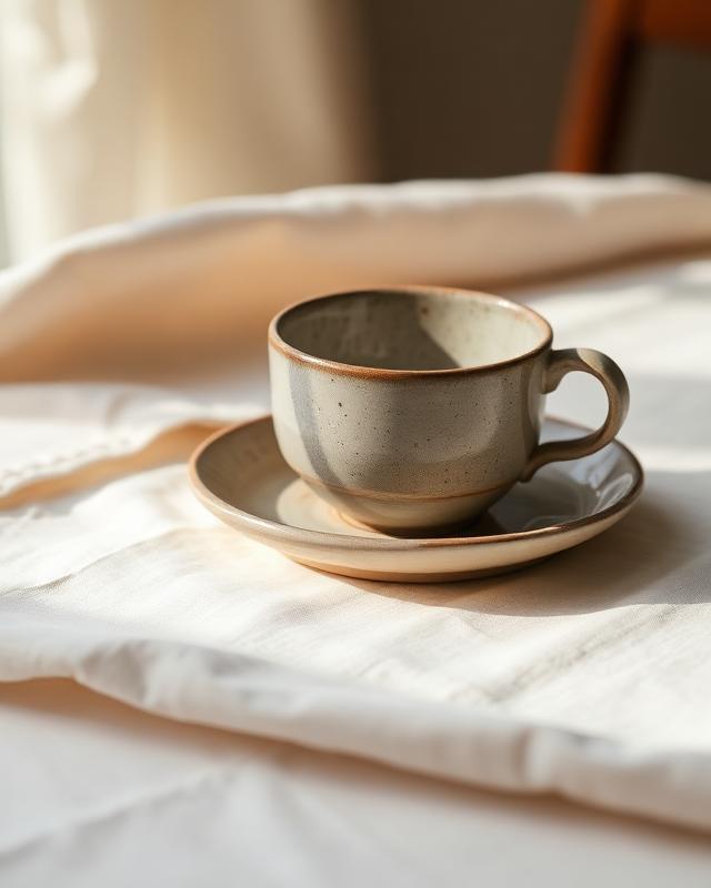 Speckled Stoneware Cup